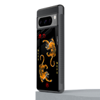 tigers black back phone cover | glass case for google pixel 8 pro