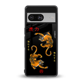 tigers black back phone cover | glass case for Google Pixel 8