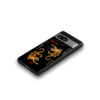 tigers black back phone cover | glass case for Google Pixel 8