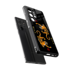 tigers black back phone cover | glass case for samsung galaxy s25 ultra