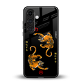 tigers black back phone cover | glass case for samsung galaxy s24 fe