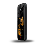tigers black back phone cover | glass case for samsung galaxy s24 fe