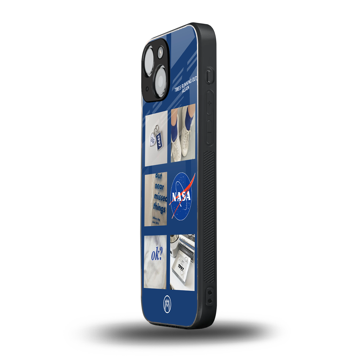 time is running out back phone cover | glass case for iphone 13 mini