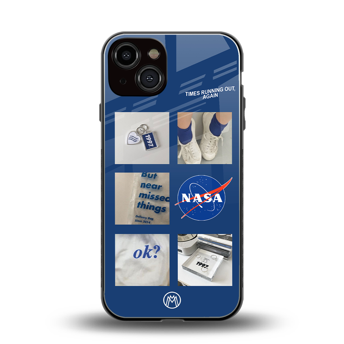 time is running out back phone cover | glass case for iphone 13