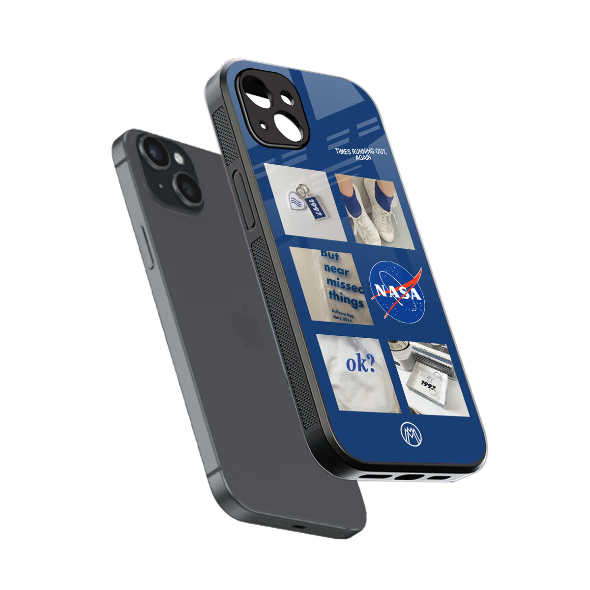 time is running out back phone cover | glass case for iphone 14 plus