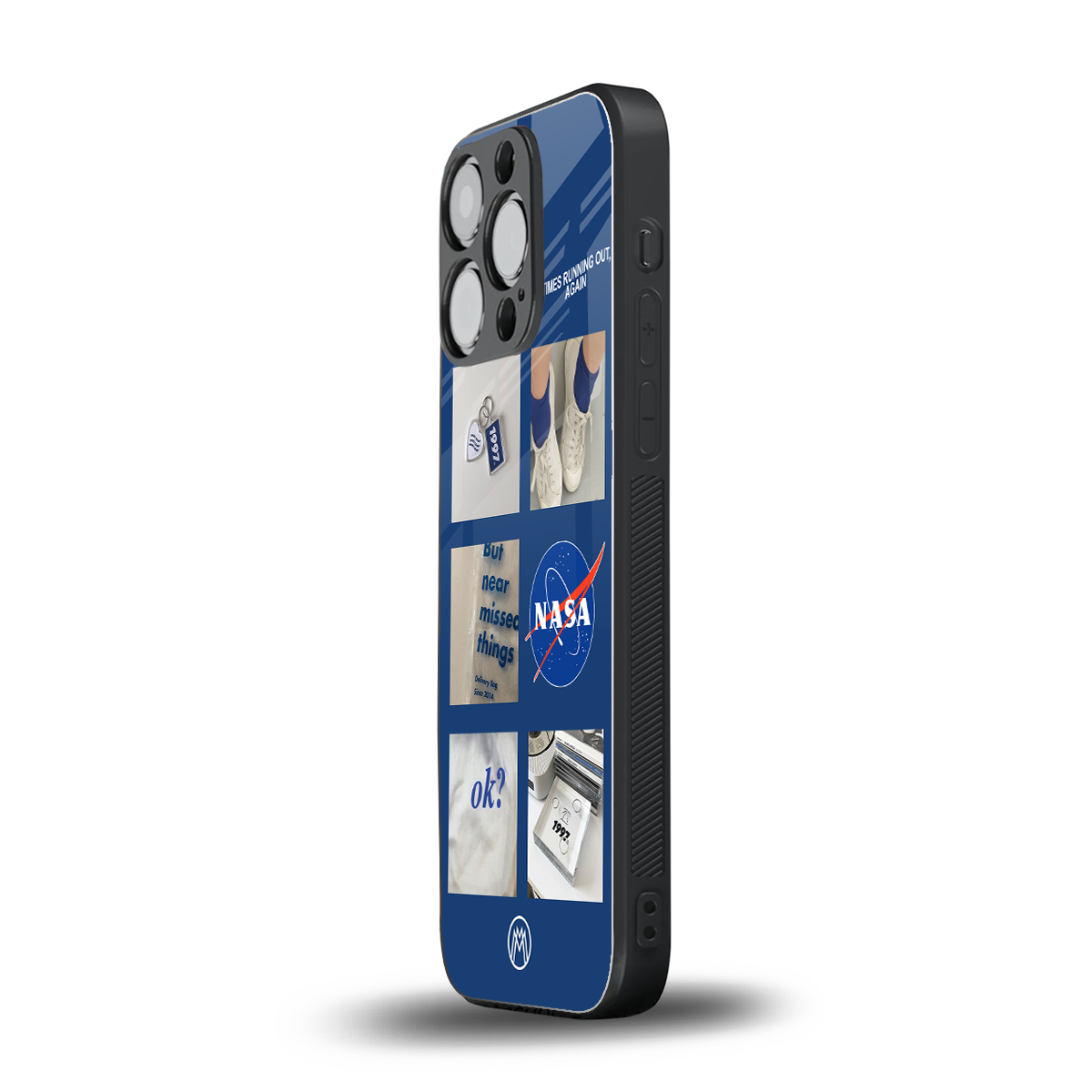 time is running out back phone cover | glass case for iphone 15 pro