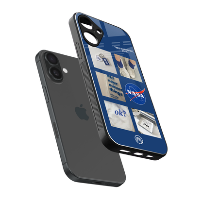 time is running out back phone cover | glass case for iphone 16 plus