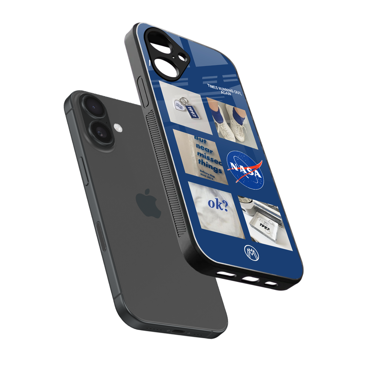 time is running out back phone cover | glass case for iphone 16