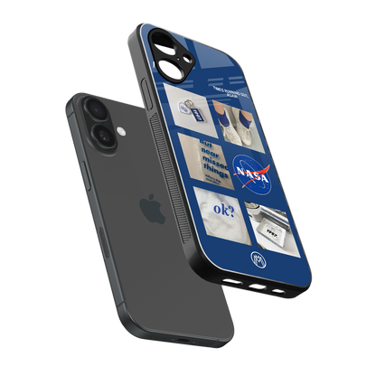 time is running out back phone cover | glass case for iphone 16