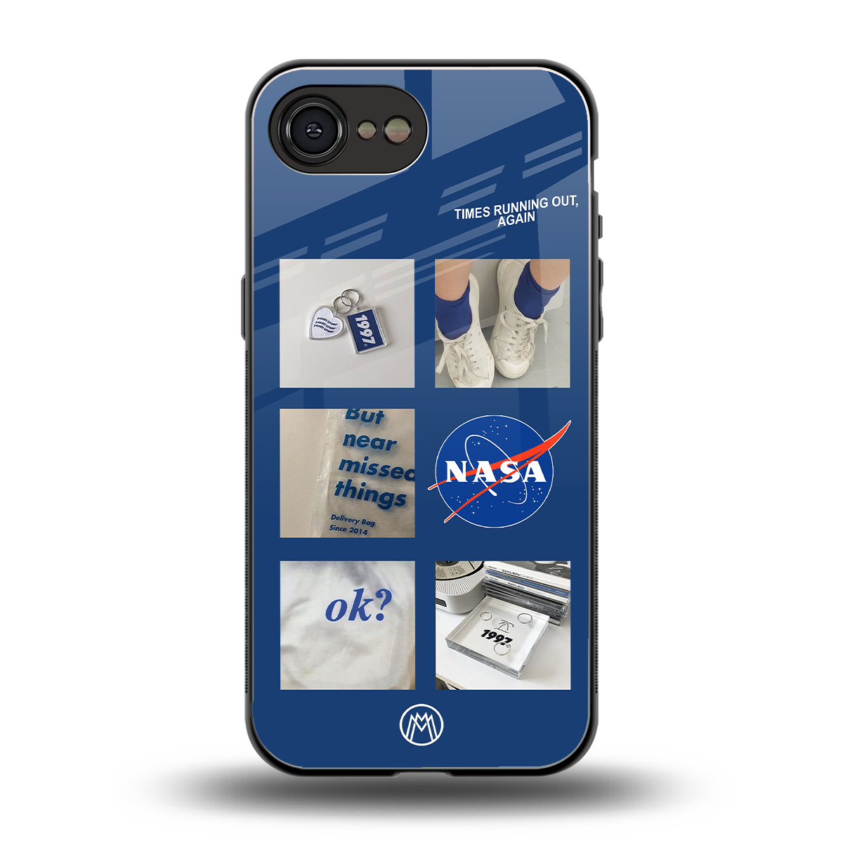 time is running out back phone cover | glass case for iphone 16e