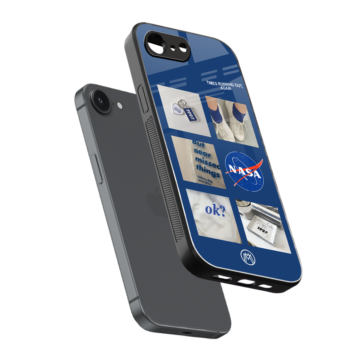 time is running out back phone cover | glass case for iphone 16e