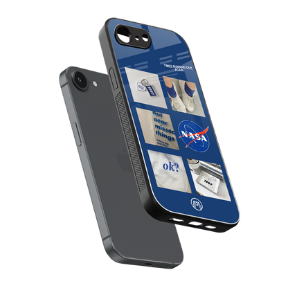 time is running out back phone cover | glass case for iphone 16e