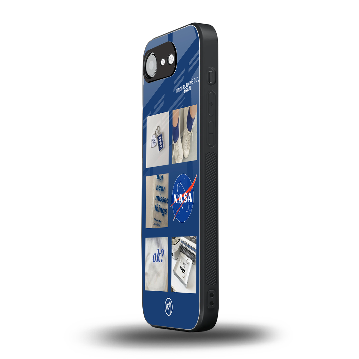 time is running out back phone cover | glass case for iphone 16e