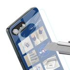 time is running out back phone cover | glass case for iphone 16e