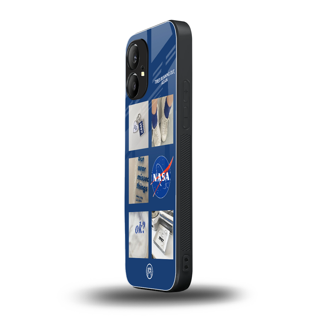 time is running out back phone cover | glass case for nothing phone 1