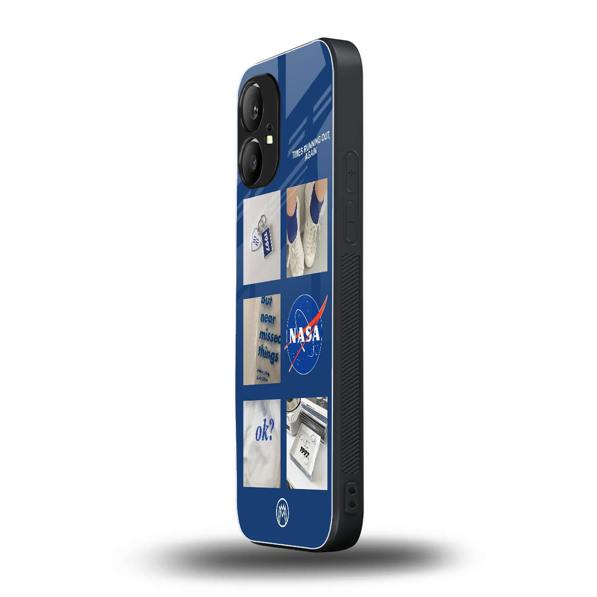 time is running out back phone cover | glass case for nothing phone 1