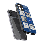 time is running out back phone cover | glass case for nothing phone 2