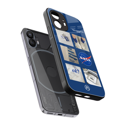 time is running out back phone cover | glass case for nothing phone 2