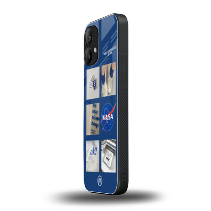 time is running out back phone cover | glass case for nothing phone 2