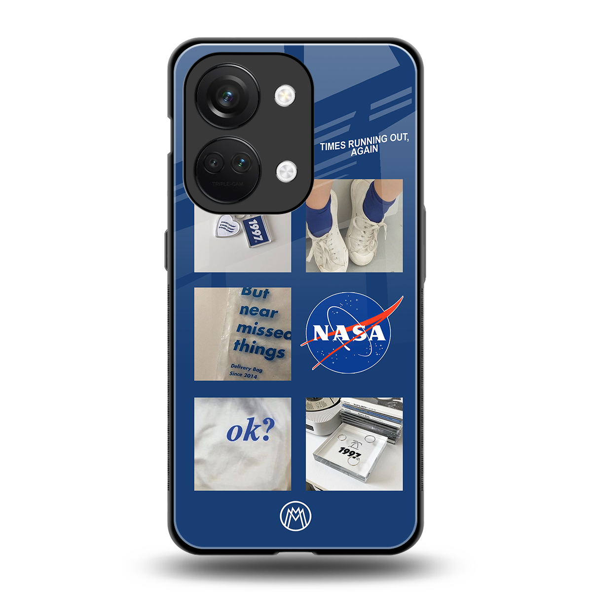time is running out back phone cover | glass case for oneplus nord 3
