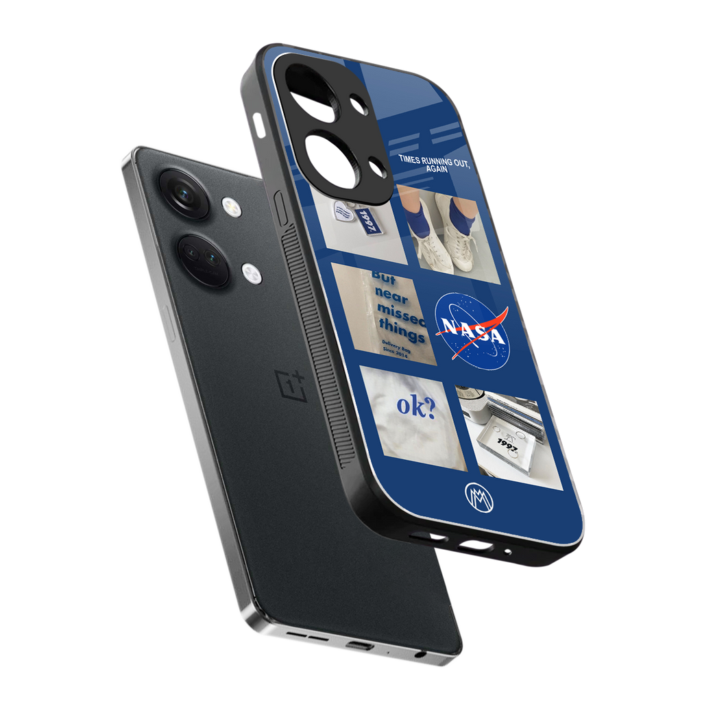 time is running out back phone cover | glass case for oneplus nord 3
