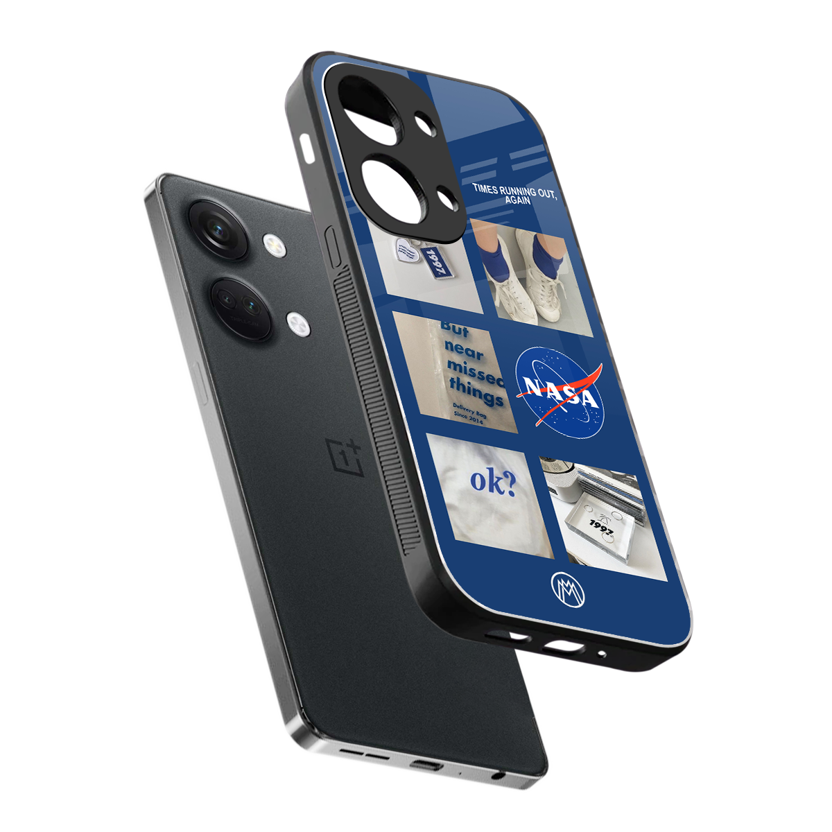 time is running out back phone cover | glass case for oneplus nord 3