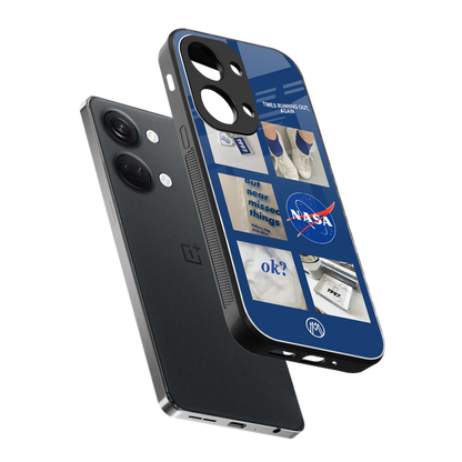 time is running out back phone cover | glass case for oneplus nord 3