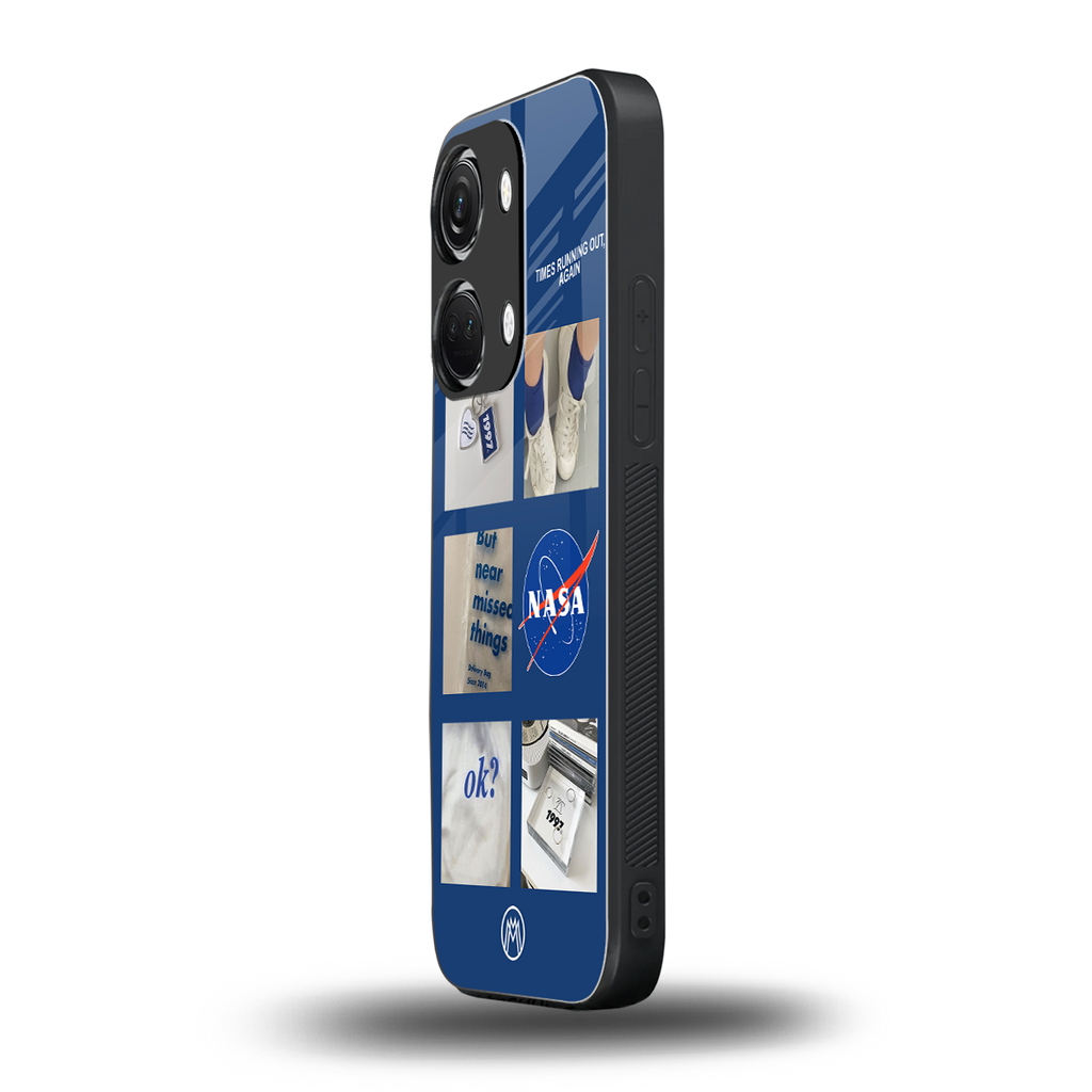 time is running out back phone cover | glass case for oneplus nord 3
