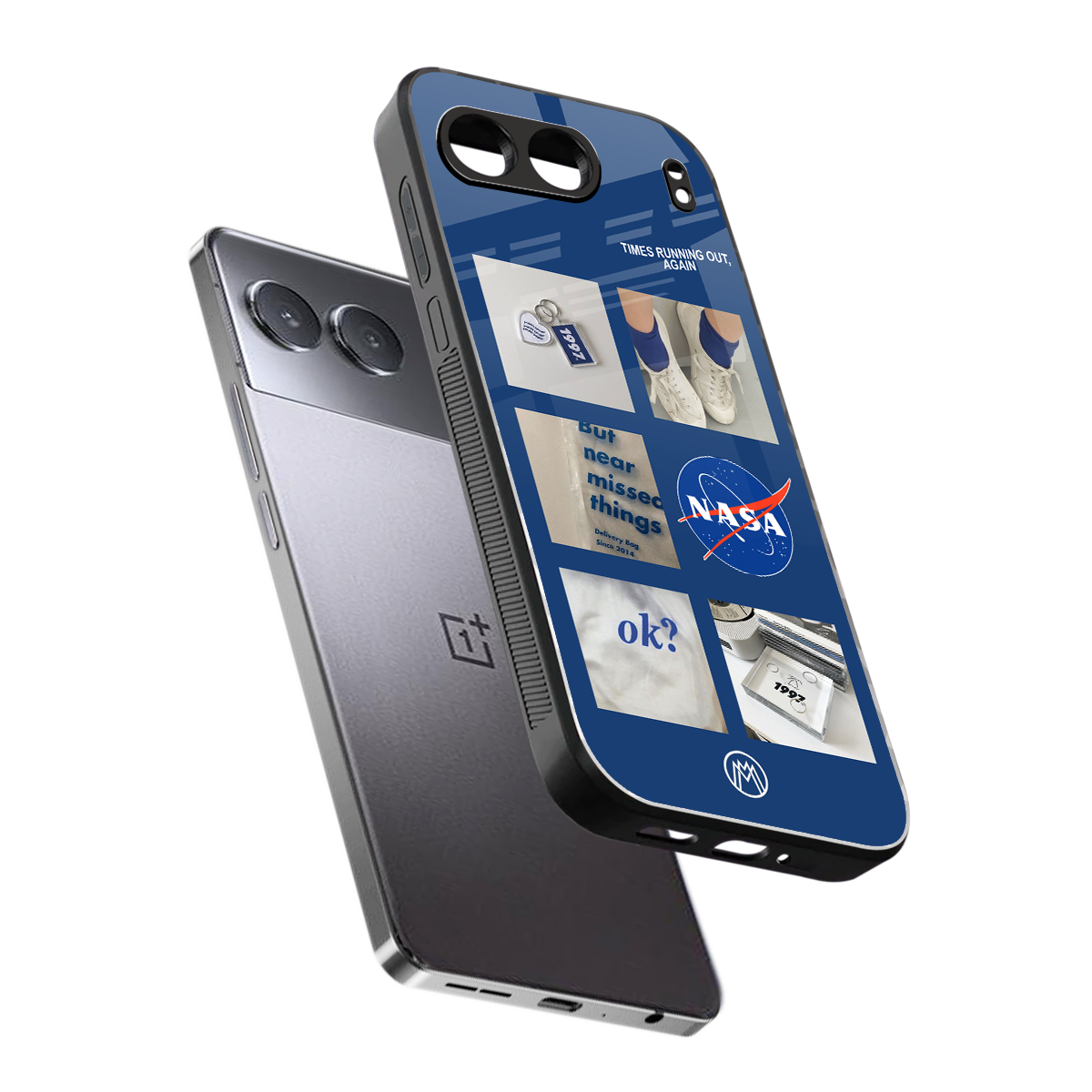 time is running out back phone cover | glass case for oneplus nord 4