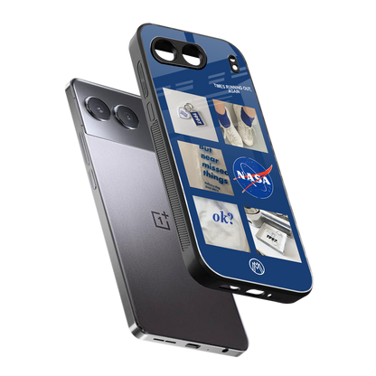 time is running out back phone cover | glass case for oneplus nord 4