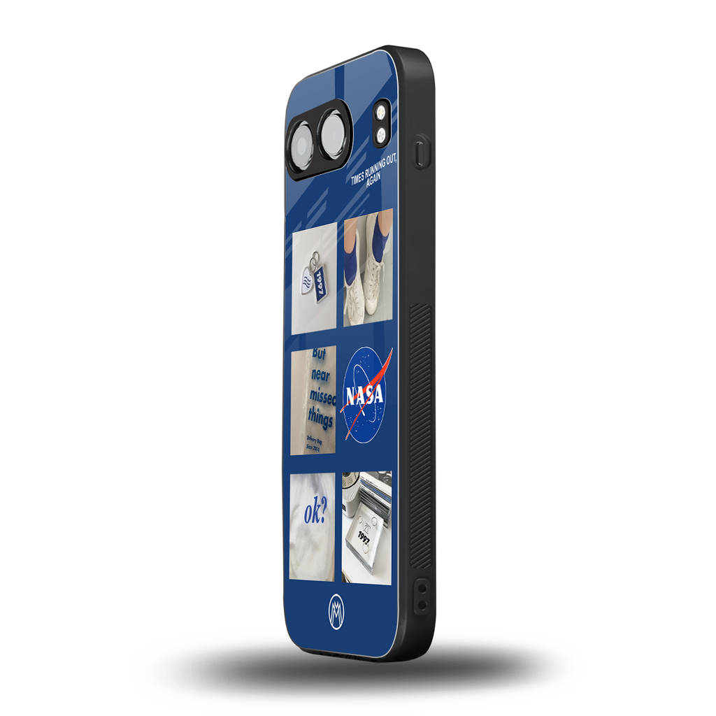 time is running out back phone cover | glass case for oneplus nord 4