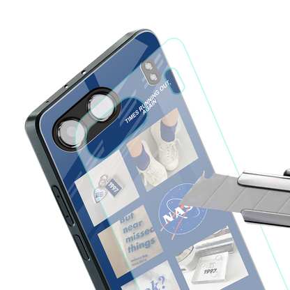 time is running out back phone cover | glass case for oneplus nord 4