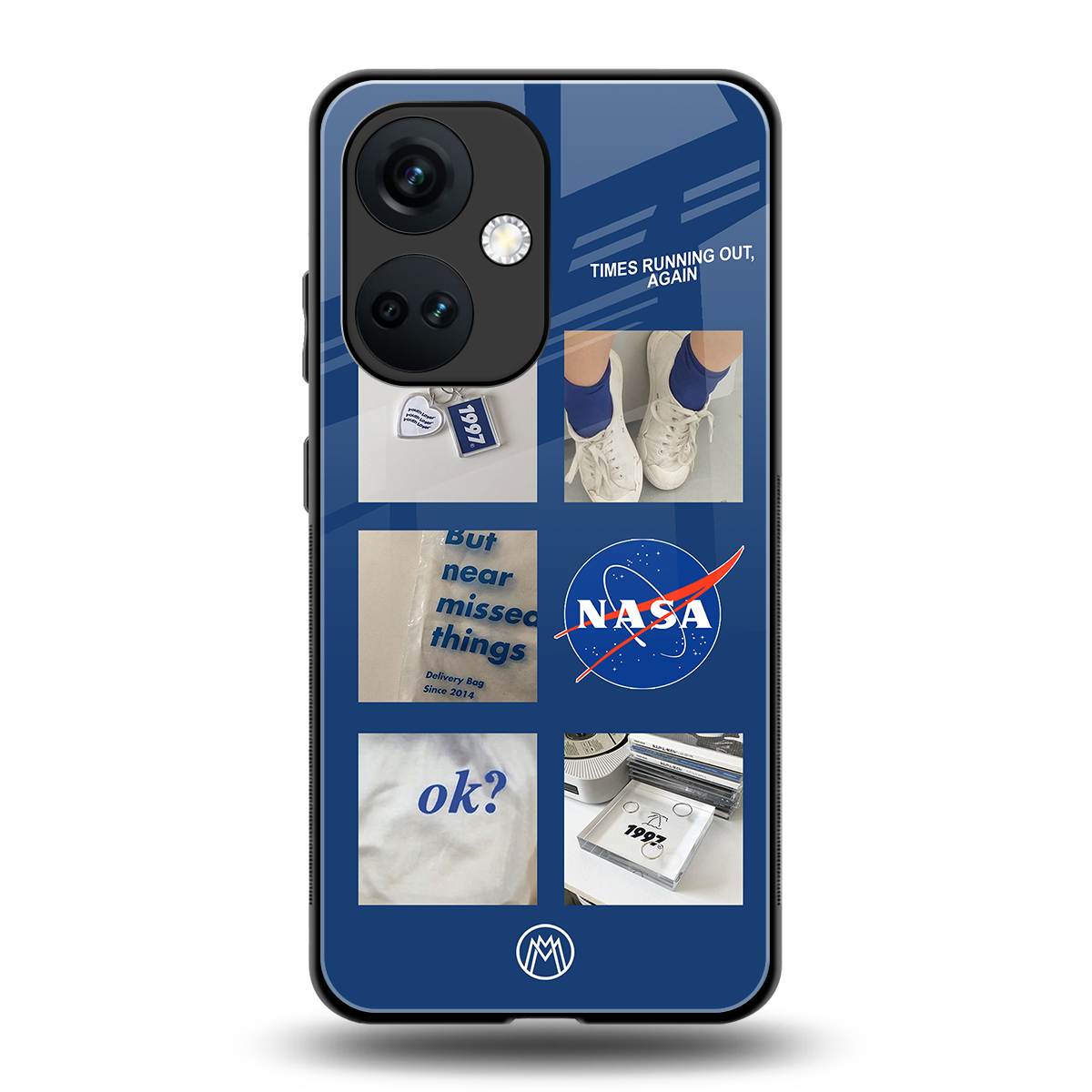 time is running out back phone cover | glass case for oneplus nord ce 3