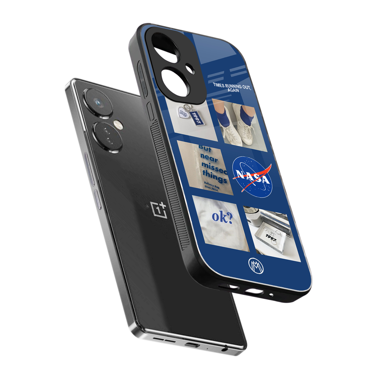 time is running out back phone cover | glass case for oneplus nord ce 3