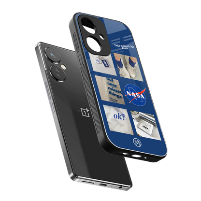 time is running out back phone cover | glass case for oneplus nord ce 3