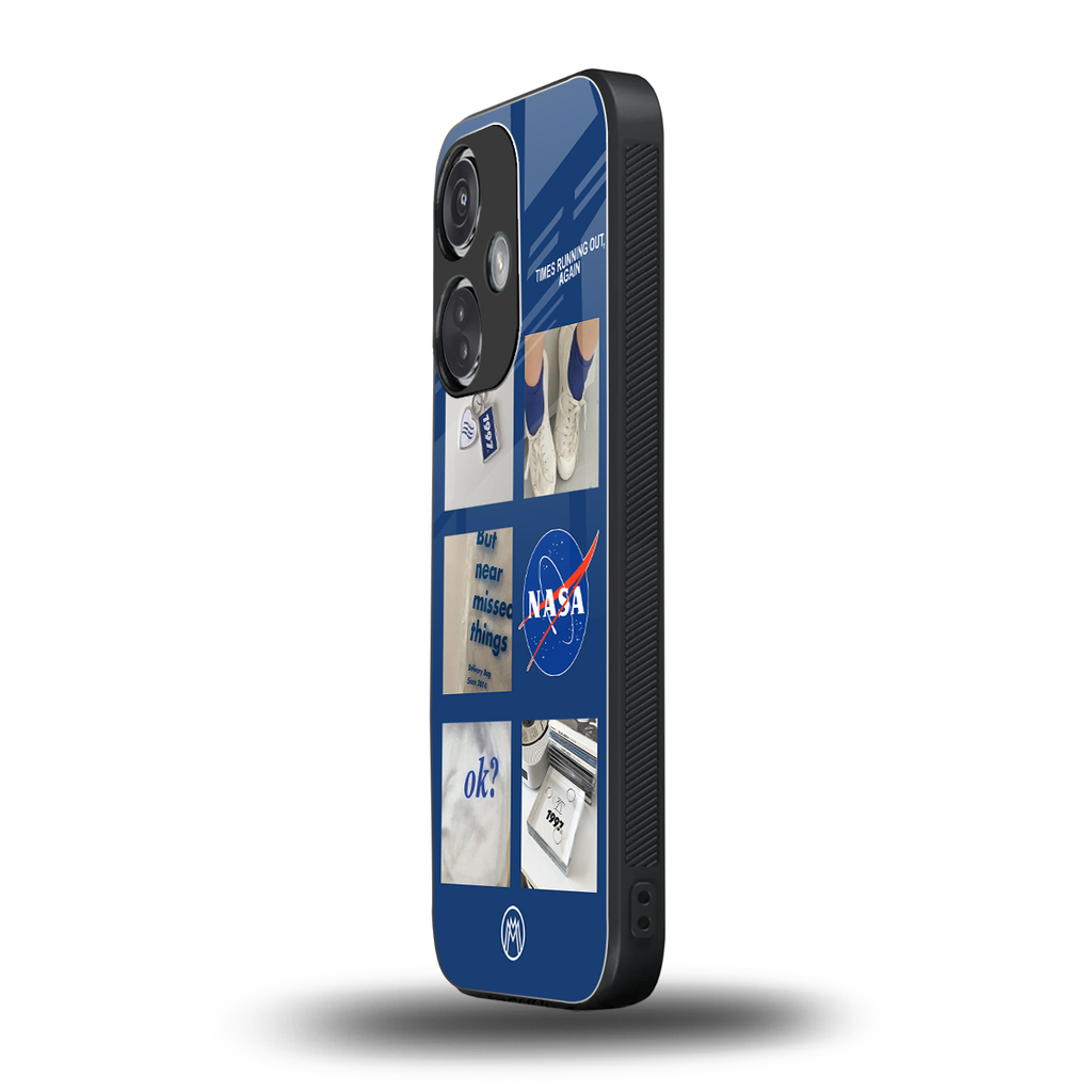 time is running out back phone cover | glass case for oneplus nord ce 3