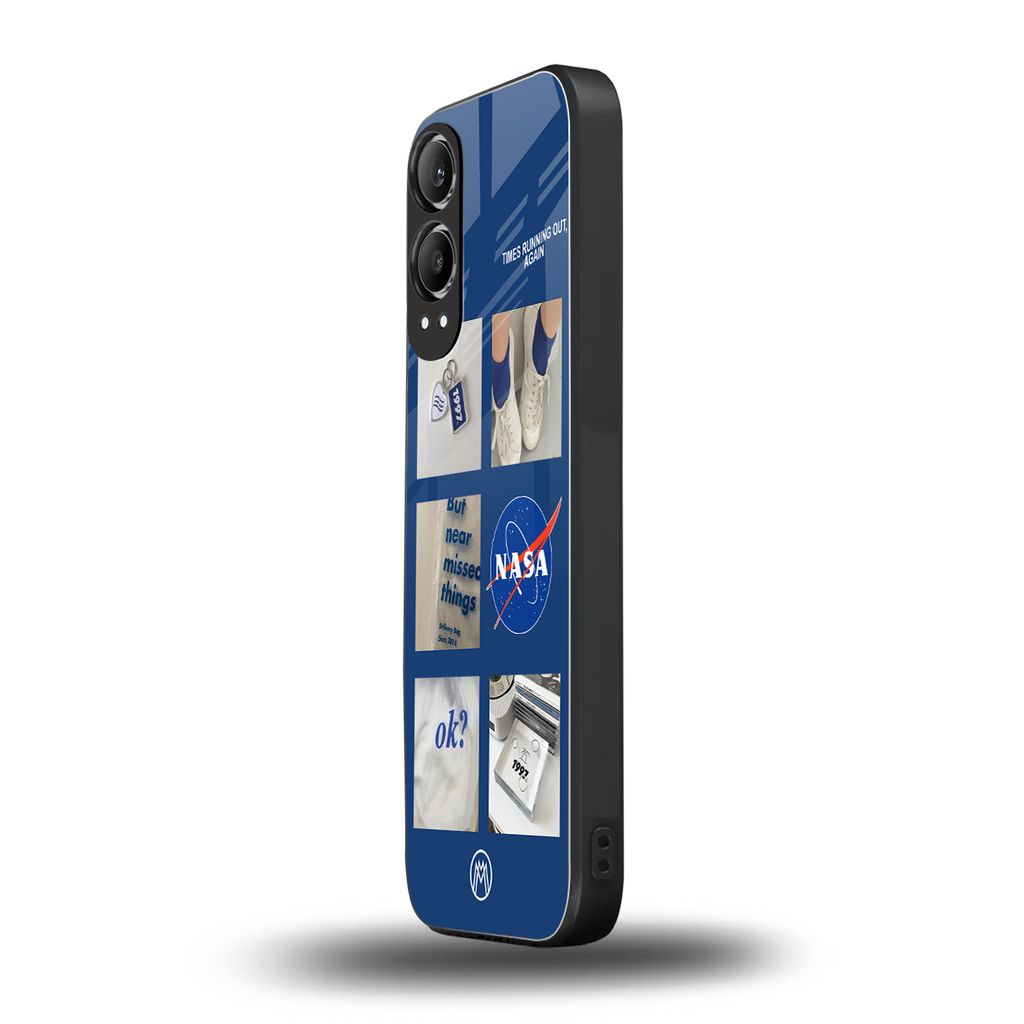 time is running out back phone cover | glass case for oneplus nord ce 4 lite