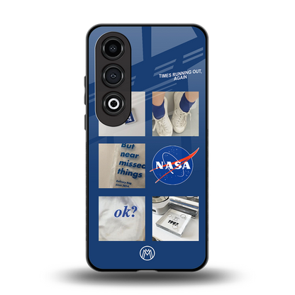 time is running out back phone cover | glass case for oneplus nord ce 4