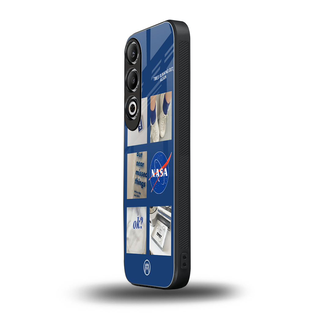 time is running out back phone cover | glass case for oneplus nord ce 4