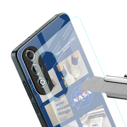 time is running out back phone cover | glass case for oneplus nord ce 4