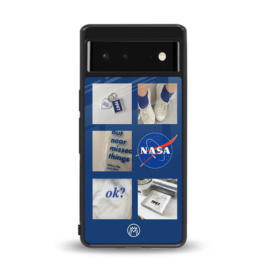time is running out back phone cover | glass case for Google Pixel 6A
