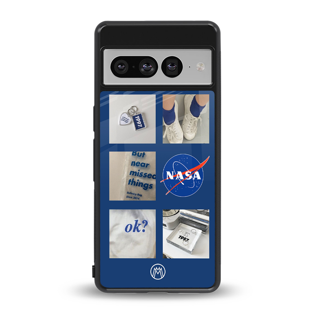 time is running out back phone cover | glass case for google pixel 7 pro