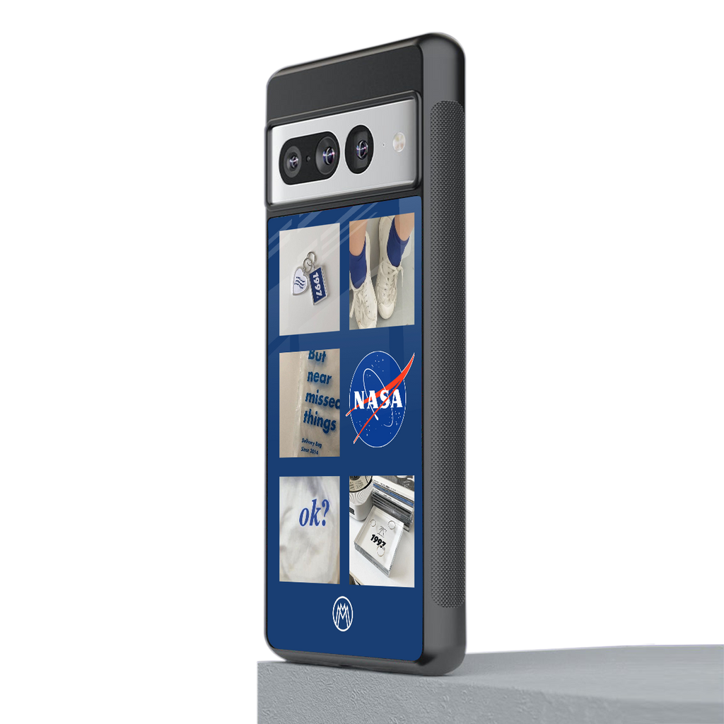 time is running out back phone cover | glass case for google pixel 7 pro