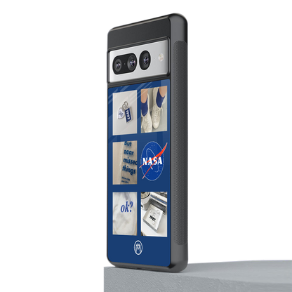 time is running out back phone cover | glass case for google pixel 7 pro