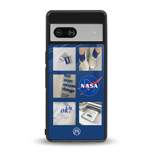 time is running out back phone cover | glass case for Google Pixel 7A