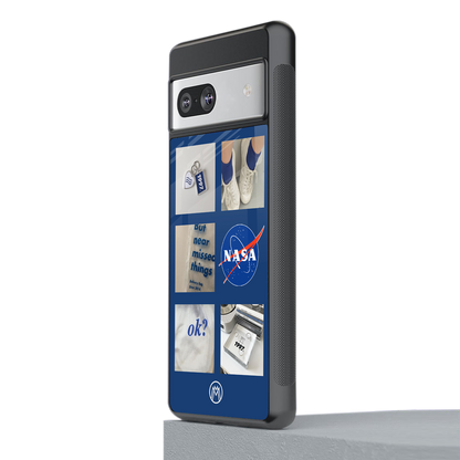 time is running out back phone cover | glass case for Google Pixel 7A