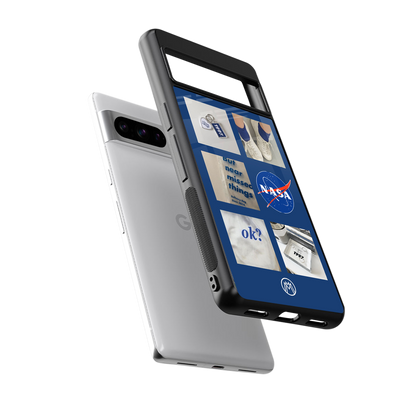 time is running out back phone cover | glass case for google pixel 8 pro