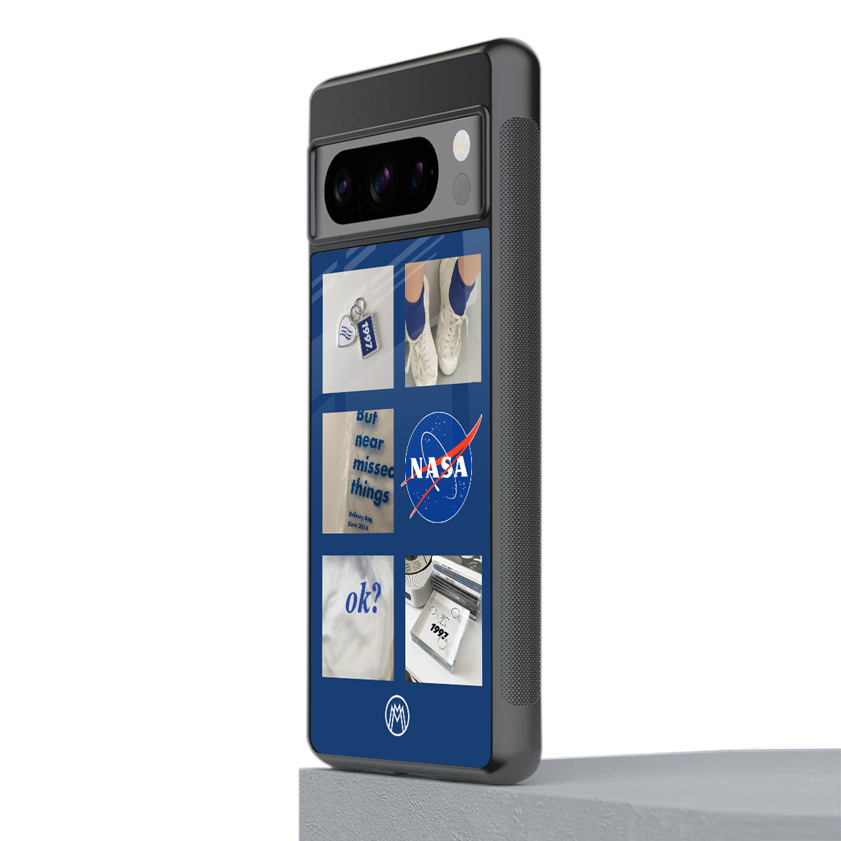time is running out back phone cover | glass case for google pixel 8 pro