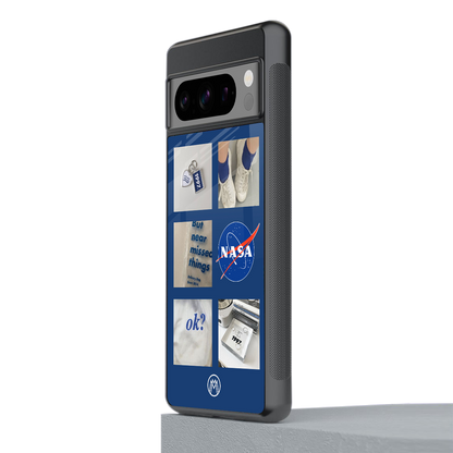 time is running out back phone cover | glass case for google pixel 8 pro