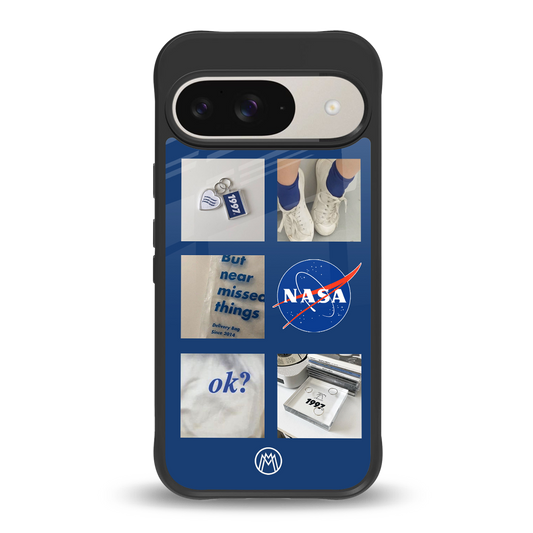 time is running out back phone cover | glass case for google pixel 9